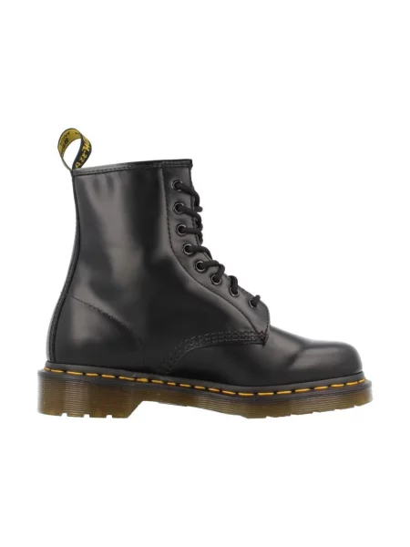 Botki Dr. Martens sznurowane skórzane czarne