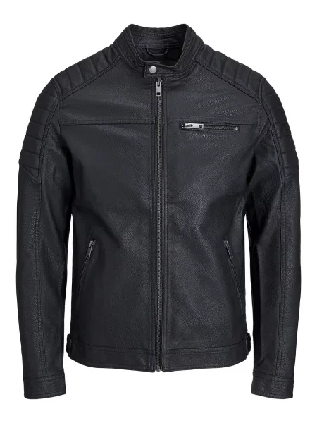JACK & JONES Geacă de primăvară-toamnă JCORocky' negru