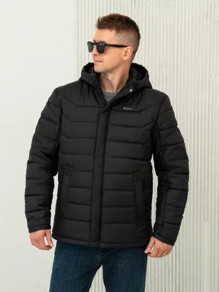 Пуховик City Fashion Classic чорний