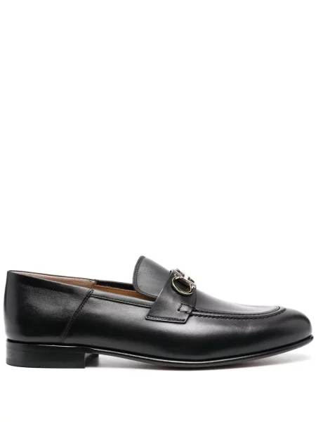 Pantofi loafer Ferragamo cu cataramă negru