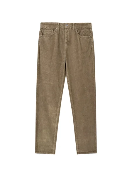 Manšestrové kalhoty Armani Exchange hnědé