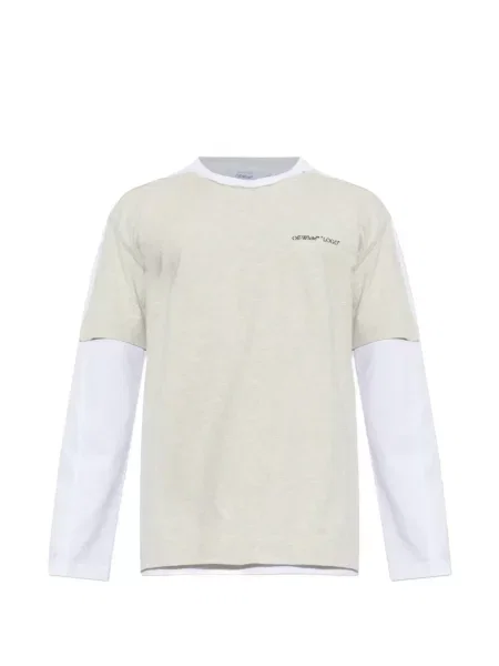Tricou Off-white cu imagine alb