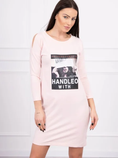 Rochie Kesi cu imagine de costum roz