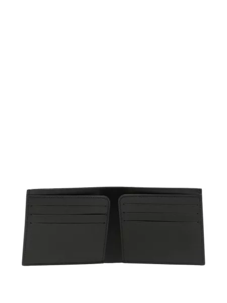 Portfel Jil Sander z logo czarny