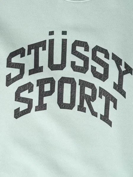 Суитчър Stüssy с кръгло деколте синьо