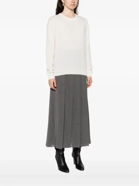 Pulover Absolut Cashmere din cașmir alb