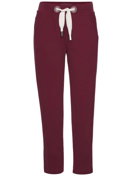 Elbsand Pantaloni bordeaux roșu