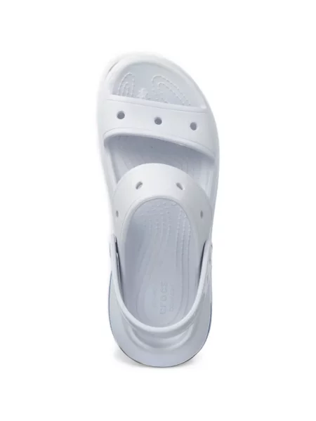 Sandale Crocs cu platformă alb