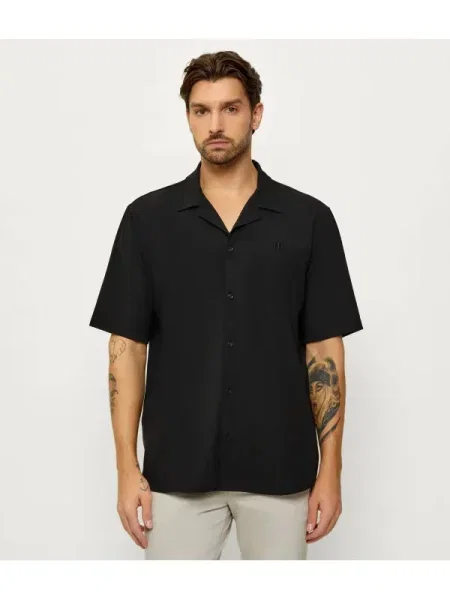Karl Lagerfeld Cămașă | casual fit negru