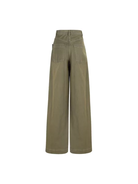 Spodnie Max Mara zielone