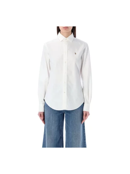 Koszula Polo Ralph Lauren klasyczna z twillu biała