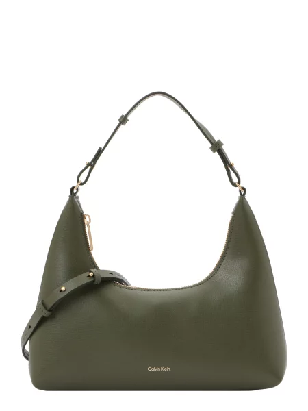 Calvin Klein Geantă Foil Logo Conv Shou?Lder Bag Bej verde