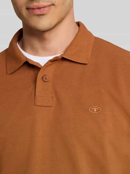 Koszulka polo z detal z logo Tom Tailor