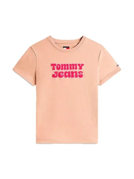 Tommy Jeans Koszulki Kobieta S Essential Logo Polo Shirts beżowy
