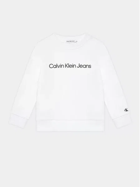 Mikina Calvin Klein Jeans bílá