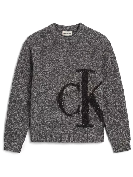 Geacă de blugi Calvin Klein Jeans gri