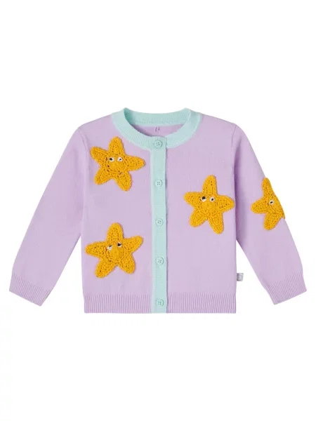 Gyerek kardigán Stella Mccartney lila