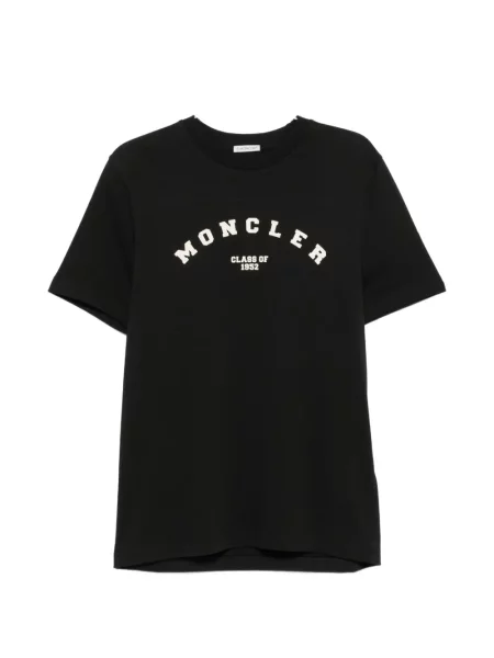 Scurt tricou Moncler cu imagine negru