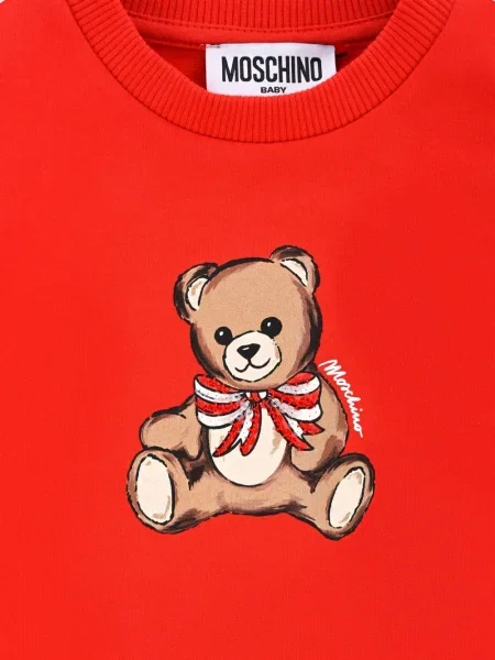 Bluza dziecięca Moschino czerwona