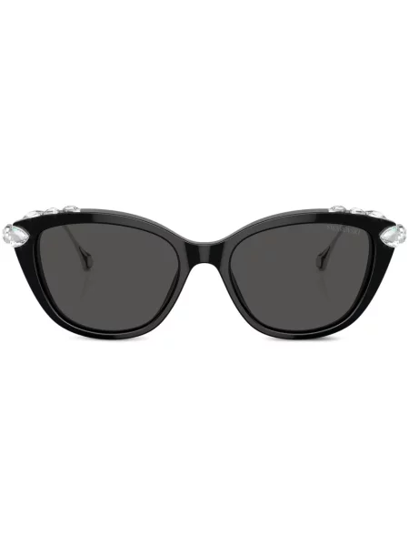 Ochelari de soare Swarovski de cristal negru