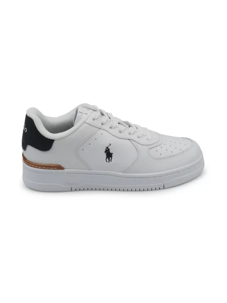 Sneakersy Polo Ralph Lauren skórzane białe