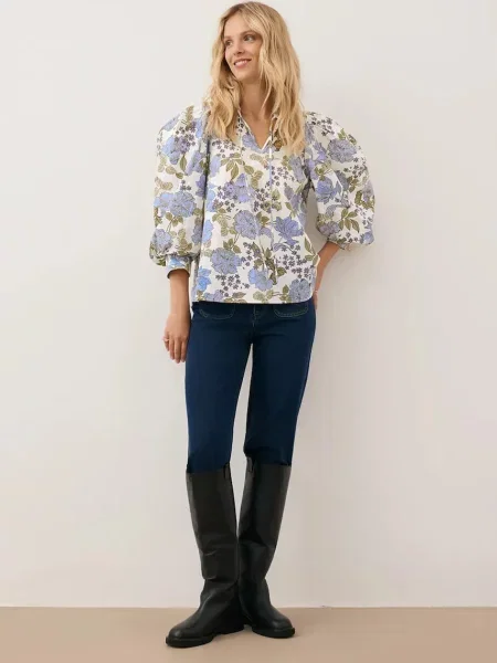 Блузка Bizuu ANDRASSA візерунок ANDRASSA NIEBIESKI