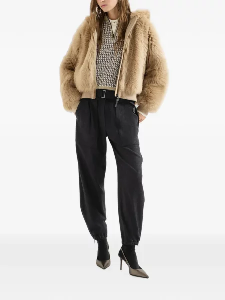 Sweter Brunello Cucinelli w pepitkę