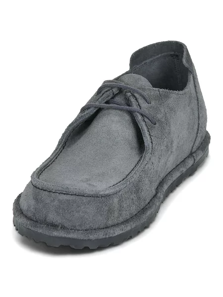 Pantofi Birkenstock din dantelă gri