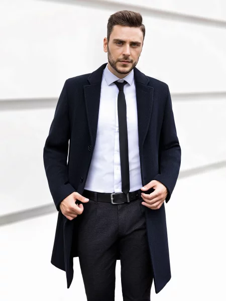 Утепленное пальто Sun`s House синее