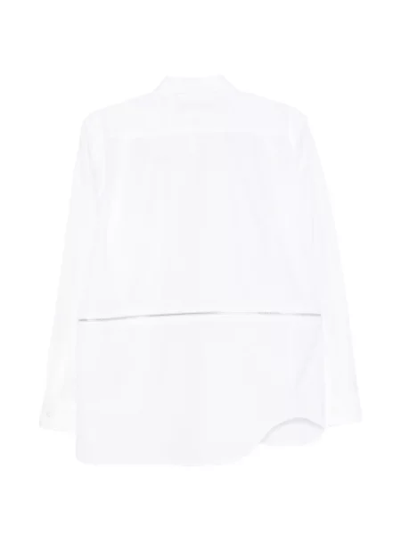 Cămașă Black Comme Des Garçons asimetrică alb