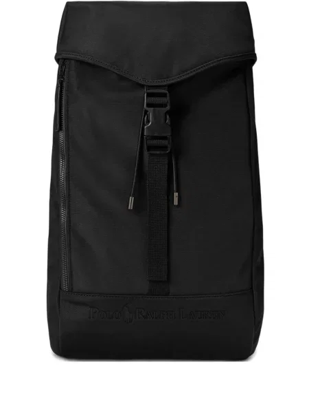 Ленена раница Polo Ralph Lauren бродирана сиво
