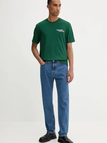 Футболка Marc O'polo с принтом зеленая