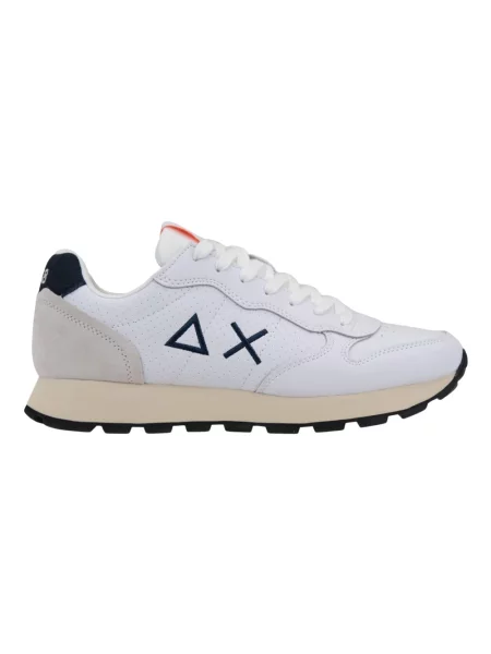 Sneakersy Sun68 skórzane klasyczne białe
