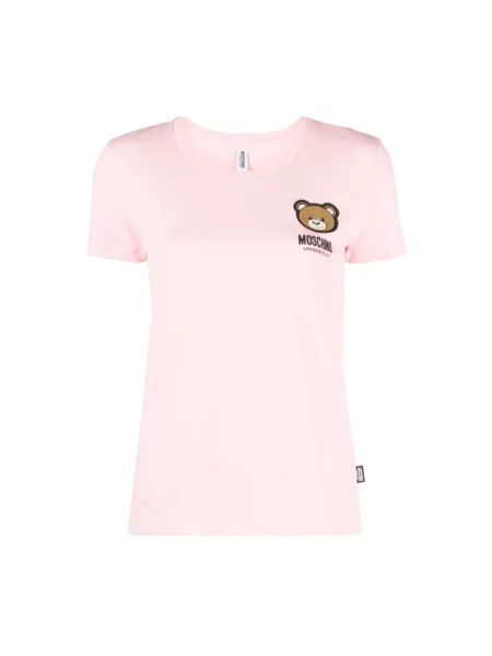 Koszulka Moschino różowa