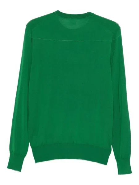 Pulover Aspesi cu decolteu rotund verde