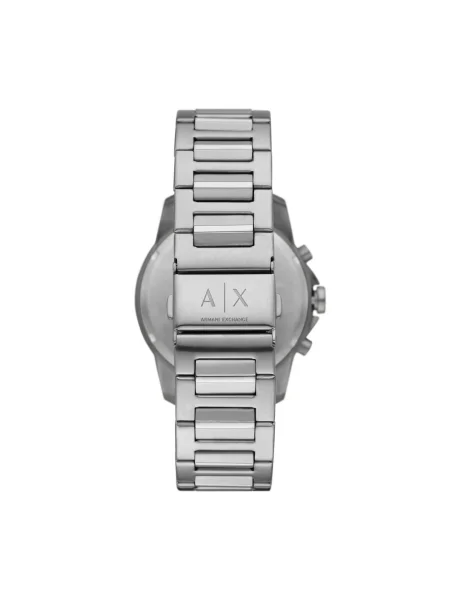 ARMANI EXCHANGE Analógové hodinky čierna strieborná