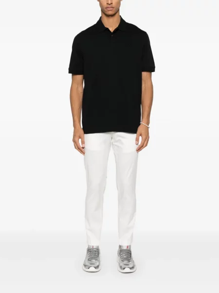 Polo Boss cu broderie negru