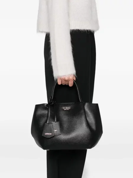 Geantă shopper Guess negru