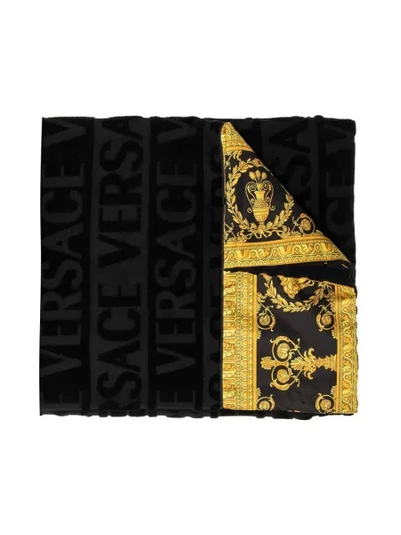 Szlafrok Versace czarny