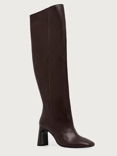 Souliers Martinez kozaki skórzane ROBERTA brązowe