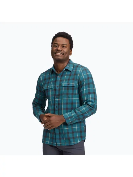 Košile Black Diamond Project Twill creek blue/charcoal černá