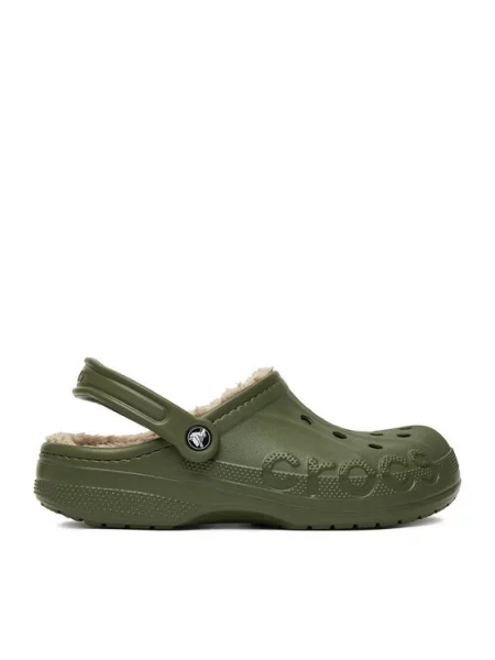 Crocs Papucs C-BAYA LINED CLOG zöld