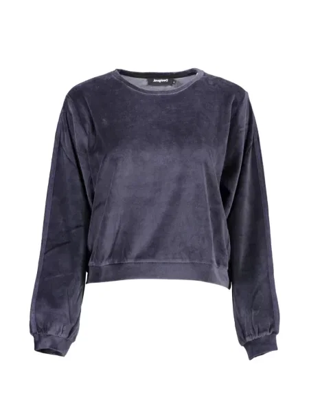 Hanorac Desigual din velur albastru