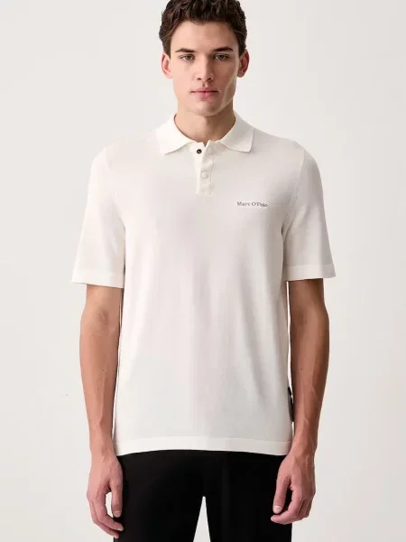 Tricou polo Marc O'polo alb