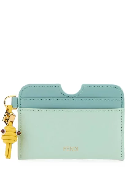 Portofel Fendi din piele verde