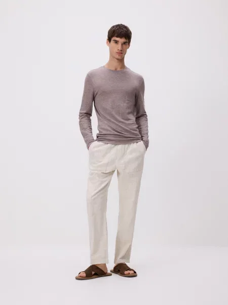 Льняной лонгслив Reserved