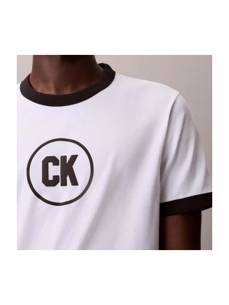 Póló Calvin Klein Jeans fehér