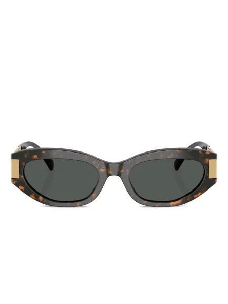 Кръгли слънчеви очила Versace Eyewear зелено