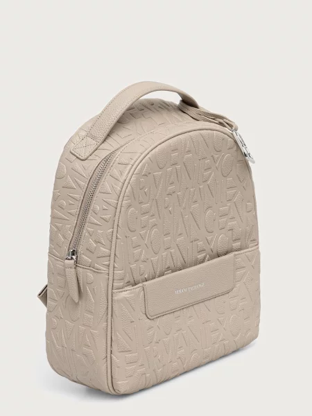 Armani Exchange rucsac pentru femei bej