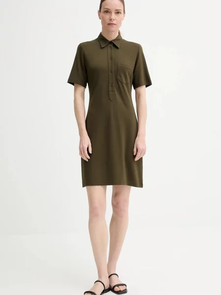 Filippa K sukienka mini prosta zielony